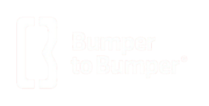 Logo officiel Bumper to Bumper en version grise pour l'intégration web.