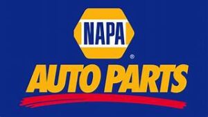 Logo officiel de NAPA Auto Parts, pièces de rechange et composantes automobiles.