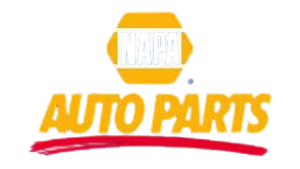 Logo officiel de NAPA Auto Parts, fournisseur de confiance pour les réparations mécaniques.